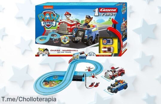 ¡A toda velocidad con La Patrulla Canina! Experiencia de carreras multicolor para niños, incluye 2 coches y mandos ¡Descuento brutal por tiempo limitado, corre a conseguirlo ya!