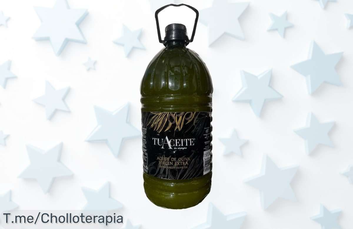 Aceite de Oliva Virgen Extra 5L a precio loco: Calidad Premium nunca vista, ¡super chollo por tiempo limitado! Aprovecha y compra ya antes que se agote.