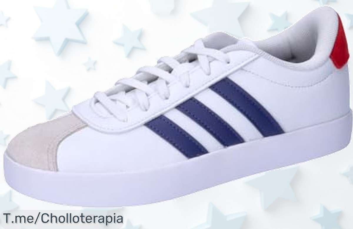 Adidas VL Court 3.0 a precio loco: estilo clásico y amortiguación cómoda para que tus peques brillen. ¡No dejes pasar este ofertón limitado, actúa ya!