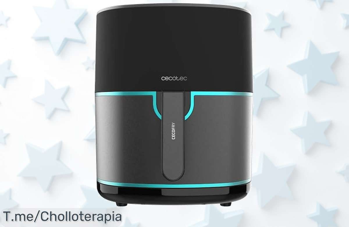 Adquiere la Cecotec Freidora de Aire Fantastik Inox 6500 con descuento brutal: cocina sano y rápido con un solo chorrito de aceite. ¡No te pierdas este super chollo!