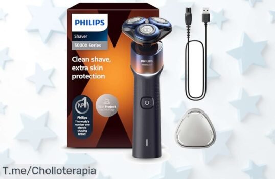 Afeitado perfecto y rápido con la Philips Serie X5000 a precio loco, cuchillas autoafilables y 55 mil cortes por minuto ¡No te quedes sin el tuyo, oferta limitada!