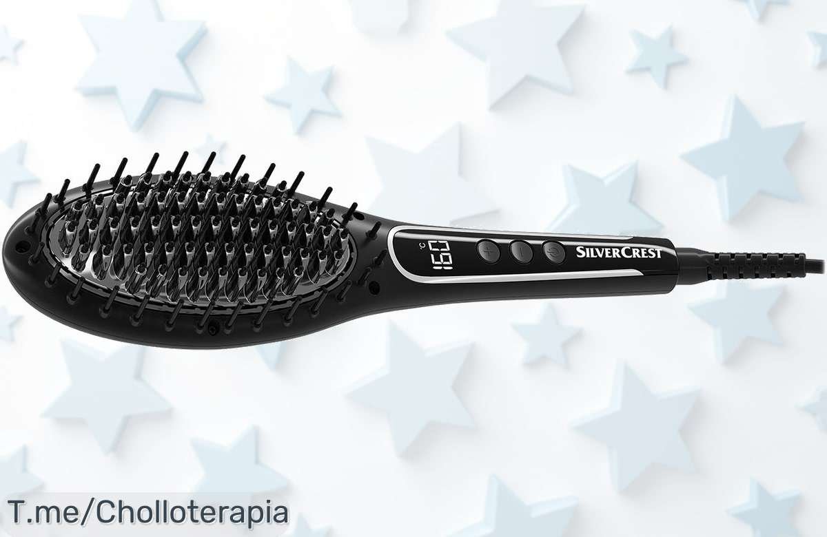 Alisa tu cabello al instante con el cepillo alisador de 50 W: ¡ofertón irrepetible! Disfruta de un pelo brillante y liso a precio loco. ¡Compra ya antes que se agote!