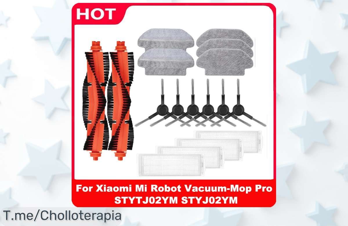 Aprovecha el ofertón de piezas para tu Xiaomi Mi Robot y transforma tu hogar en un lugar reluciente, ¡compra ahora antes que se acaben a este precio loco!