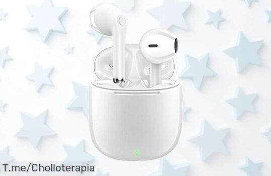 Aprovecha este ofertón de Auriculares Inalámbricos Bluetooth 51 con Control Táctil y vive la experiencia HiFi estéreo a un precio loco solo por tiempo limitado, ¡compra ya!