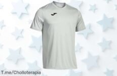 Atrapa el confort y estilo con la camiseta Joma: ligera, transpirable y sin rozaduras ¡Este ofertón es único! Compra ahora antes de que se acabe esta locura