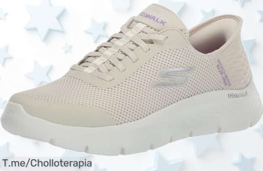 Atrapa el estilo fresco con las Skechers Go Walk Flex, ligeras como una pluma y a un precio loco Esta oferta nunca vista termina pronto, ¡hazte con ellas ya!