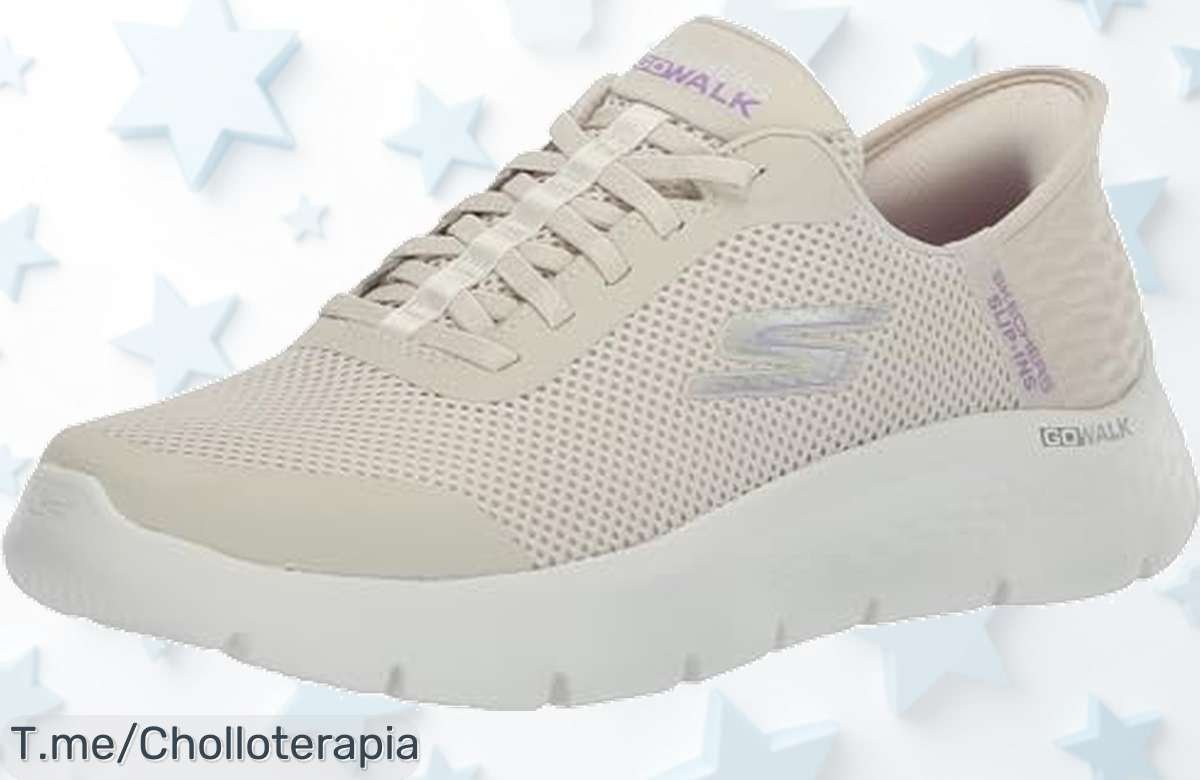 Atrapa el estilo fresco con las Skechers Go Walk Flex, ligeras como una pluma y a un precio loco. Esta oferta nunca vista termina pronto, ¡hazte con ellas ya!