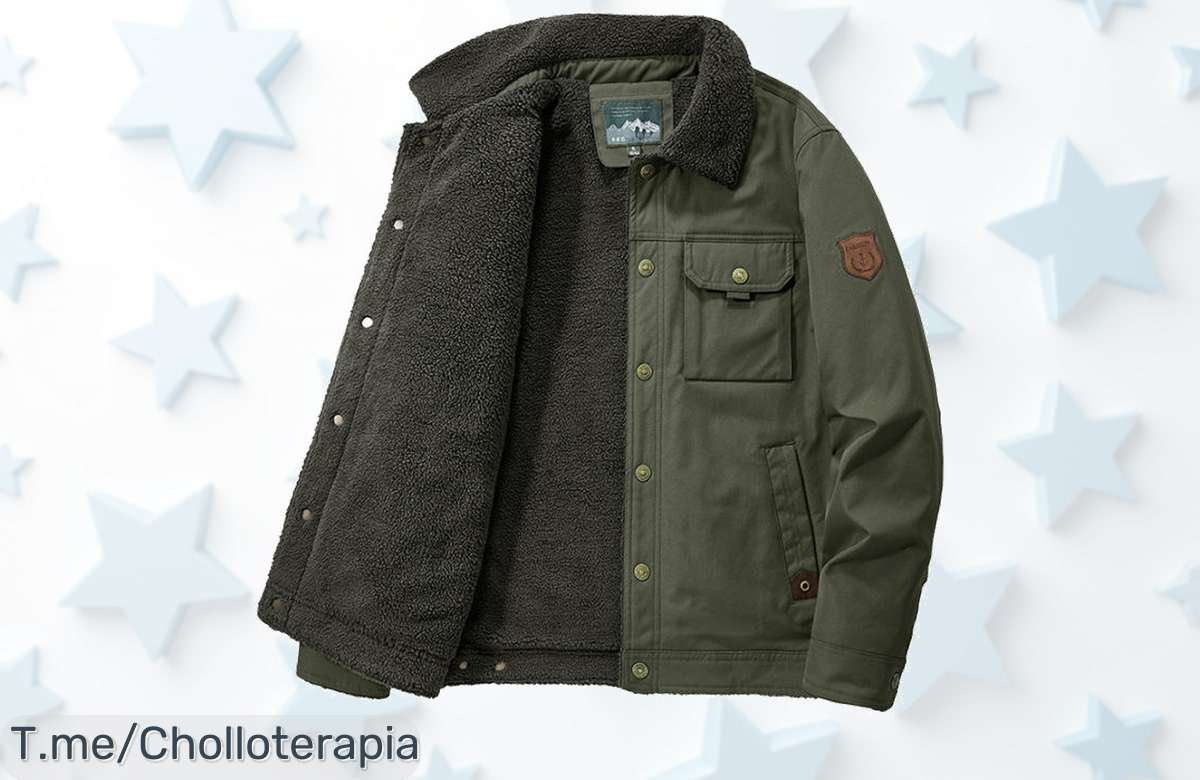 Atrapa el frío con nuestra chaqueta de invierno de vellón cálido, ¡un abrigazo de lujo a un precio loco! No te pierdas este ofertón y compra ahora antes que se agote.