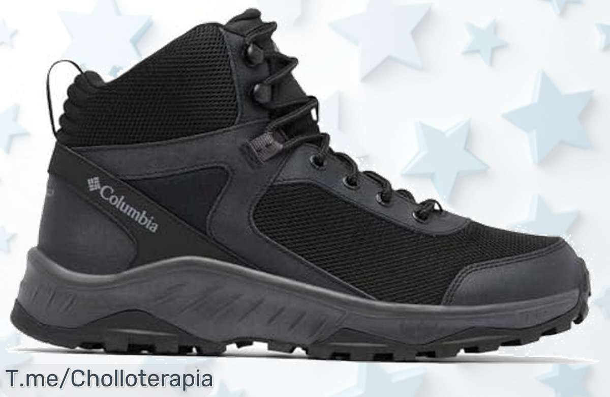 Atrapa el super chollo de la Columbia TRAILSTORM ASCEND WP MID: suela que no deja marcas y lengua bloqueadora de suciedad. ¡Aprovecha esta oferta única antes que se agote!