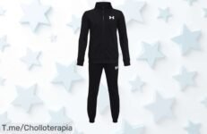 Atrapa el super chollo del chándal Under Armour que mantendrá a tus peques calentitos y listos para jugar, ¡aprovecha este ofertón antes de que se agote!