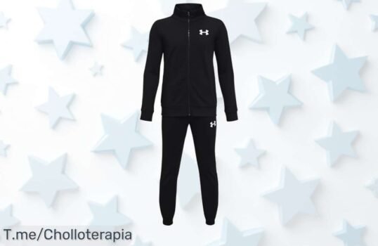 Atrapa el super chollo del chándal Under Armour que mantendrá a tus peques calentitos y listos para jugar, ¡aprovecha este ofertón antes de que se agote!