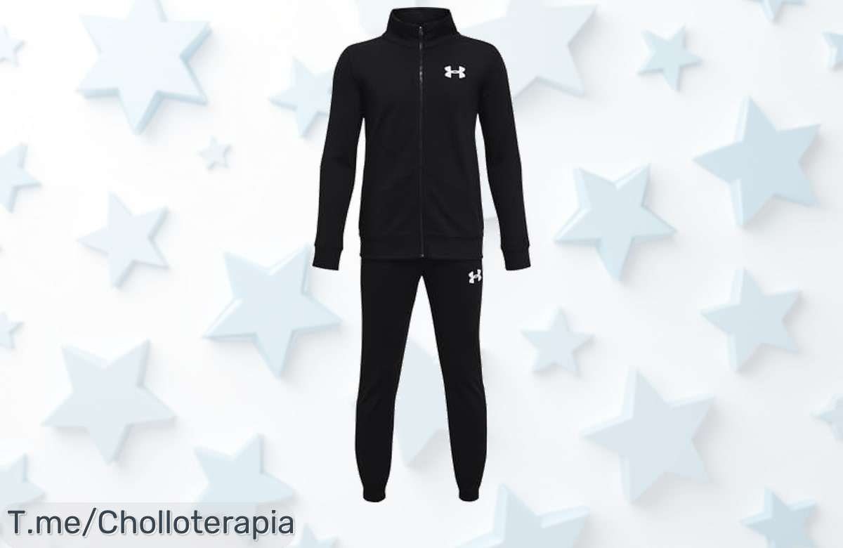Atrapa el super chollo del chándal Under Armour que mantendrá a tus peques calentitos y listos para jugar, ¡aprovecha este ofertón antes de que se agote!