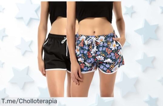 Atrapa el verano con 2 pantalones cortos de baño que secan rápido y te protegen del sol a precio loco, ¡ofertón limitado! Compra ahora y brilla en la playa