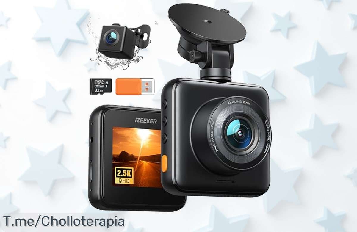 Atrapa este ofertón: Cámara de 2.5K para tu auto con visión nocturna y gran angular a un precio loco, ¡usa el cupón antes que se agote esta oportunidad única!