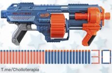 Atrapa la acción con el Nerf Elite 20 Shockwave RD15 y personaliza tu lanzador para batallas épicas, ¡aprovecha este super chollo antes de que se acabe!