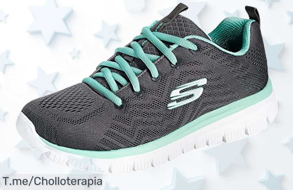 Atrapa la comodidad con Skechers Graceful: Zapatillas ligeras que te harán volar y sentir el confort como nunca. ¡Aprovecha este ofertón exclusivo antes de que se agote!