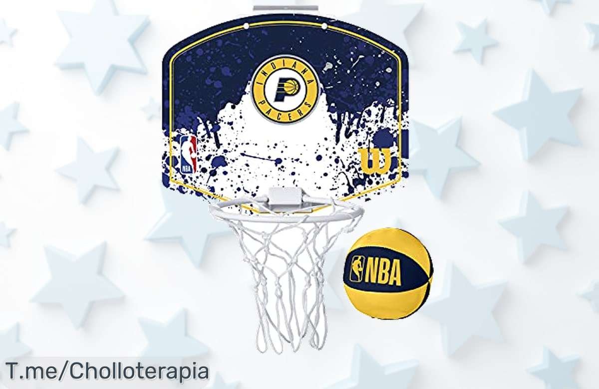 Atrapa la diversión con la canasta de baloncesto Indiana Pacers, diseño oficial y compacto ¡super chollo! No te quedes sin la tuya, compra ahora antes que se agoten.