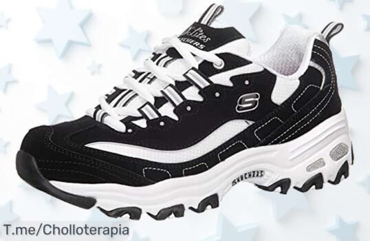 Atrapa las Zapatillas Skechers D'lites Biggest Fan a un precio loco y disfruta de su durabilidad y comodidad, ¡ofertón limitado que no puedes dejar pasar! Compra ya antes de que acaben