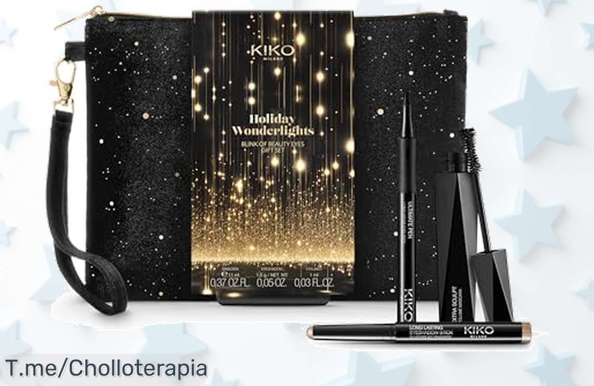 Atrapa tu brillo festivo con el Kit KIKO Milano y luce deslumbrante por 8 horas, ¡no dejes pasar este super chollo, la oferta es limitada!