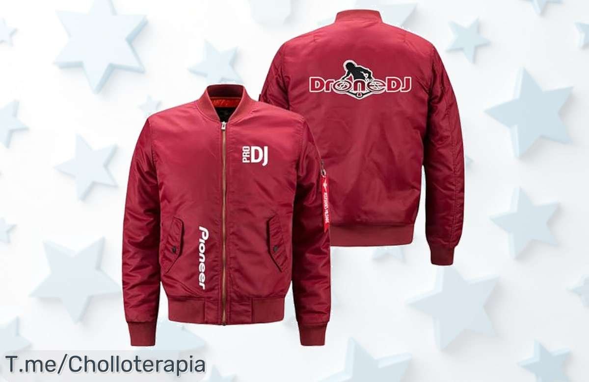Atrapa tu chaqueta bomber y luce increíble con diseño holgado y protección total del viento, super chollo con descuento brutal por tiempo limitado ¡compra ya!