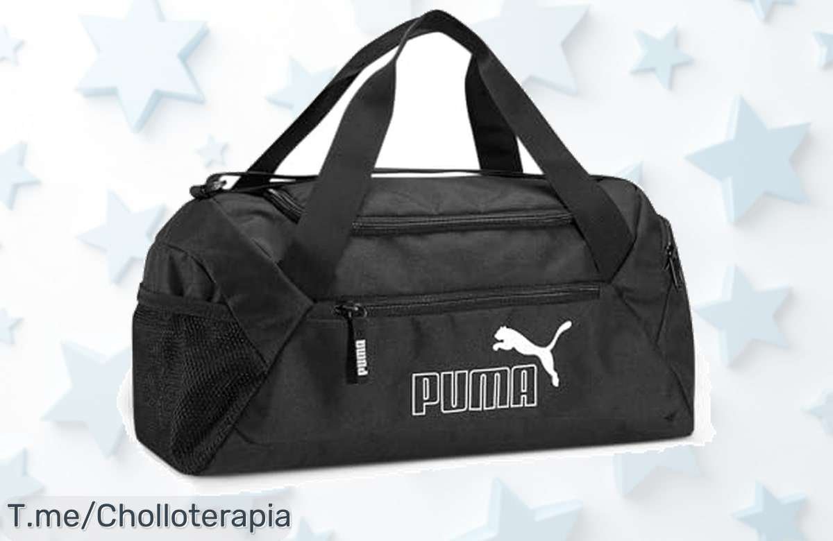 Atrapa tu estilo con la PUMA Extra Small Sports Bag, diseño moderno y gran capacidad ¡Super chollo! Llévatela ya antes de que se acabe esta oferta brutal.
