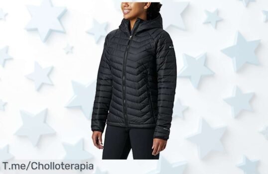 Atrapa tu estilo con la chaqueta acolchada Columbia Powder Lite: elegante, resistente y abrigadora como un abrazo ¡No dejes pasar este ofertón único! Actúa ya antes de que se agote