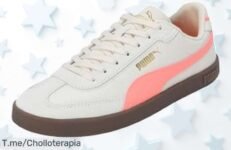 Atrapa tu estilo con las PUMA Club II Era, un super chollo de textura gruesa y amortiguación suave ¡Apresúrate antes que se agoten y disfruta del precio loco!