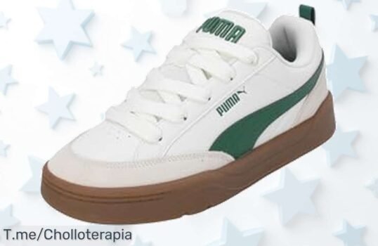 Atrapa tu estilo con las PUMA Park Lifestyle OG, ¡ofertón único que no puedes dejar pasar! Suela de goma para agarre increíble ¡Compra ahora antes de que se agoten!