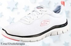 Atrapa tu estilo con las Skechers Flex Appeal 40, comodidad única y frescura total para tus pies ¡No te pierdas este super chollo antes de que se agoten!