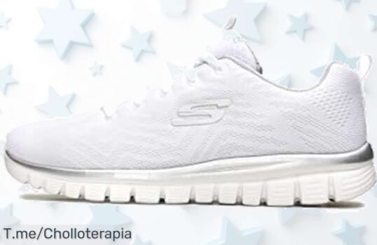 Atrapa tu estilo con las Skechers Graceful Get Connected, unas zapatillas ligeras a precio loco que te mantienen activa y a la moda ¡No dejes pasar este super chollo único!