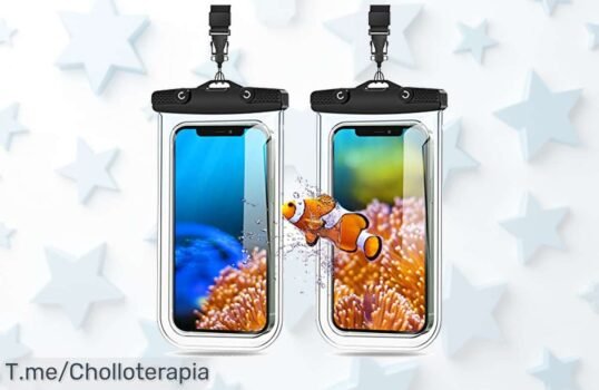 Atrapa tu funda móvil impermeable IPX8 a un precio loco y protege tu smartphone en la playa ¡Aprovecha este super chollo antes de que se acabe!