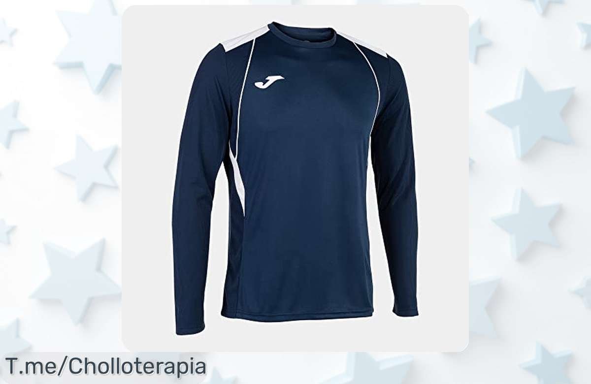 Atrévete a brillar con la Joma Camiseta Manga Larga Championship VII: Confort y estilo a precio loco, super chollo. ¡Aprovecha esta oferta limitada antes de que se acabe!