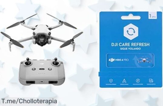 Atrévete a capturar el mundo con el DJI Mini 4 Pro: Dron super ligero en 4K y vuelo de hasta 34 minutos Oferta increíble, ¡compra ya antes de que se agote!