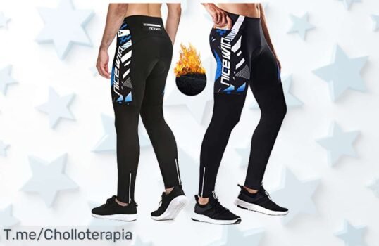 Atrévete a lucir espectacular en tus paseos con los pantalones NICEWIN 3D acolchados, super chollo limitado que te ofrece comodidad y estilo ¡Compra ya antes de que se agoten!