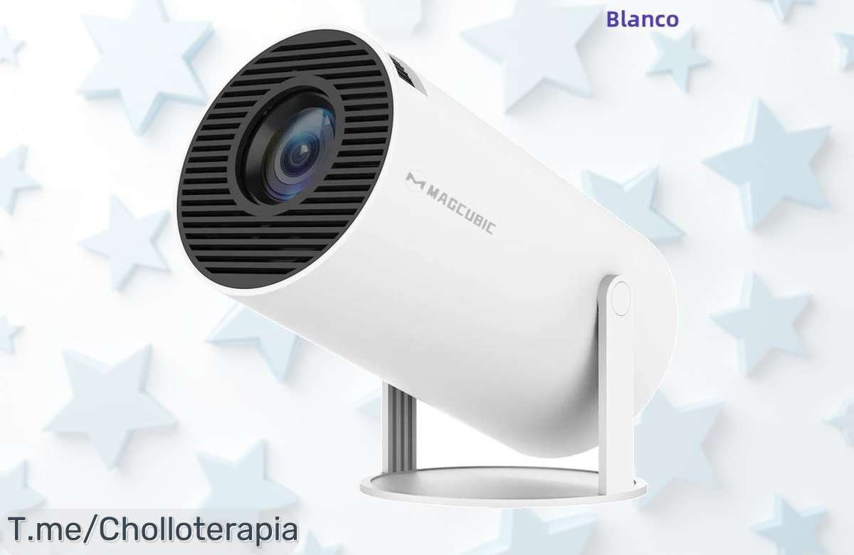 Atrévete a vivir el cine en casa con nuestro proyector Android 11 4K Wifi, una resolución increíble y un precio loco en esta ofertón limitada que no puedes dejar pasar.