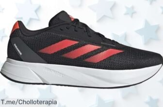 Atrévete a volar con las adidas Duramo Sl, super ligeras y cómodas; disfruta un fit perfecto y aprovecha este ofertón que se acaba pronto ¡Compra ahora o nunca!