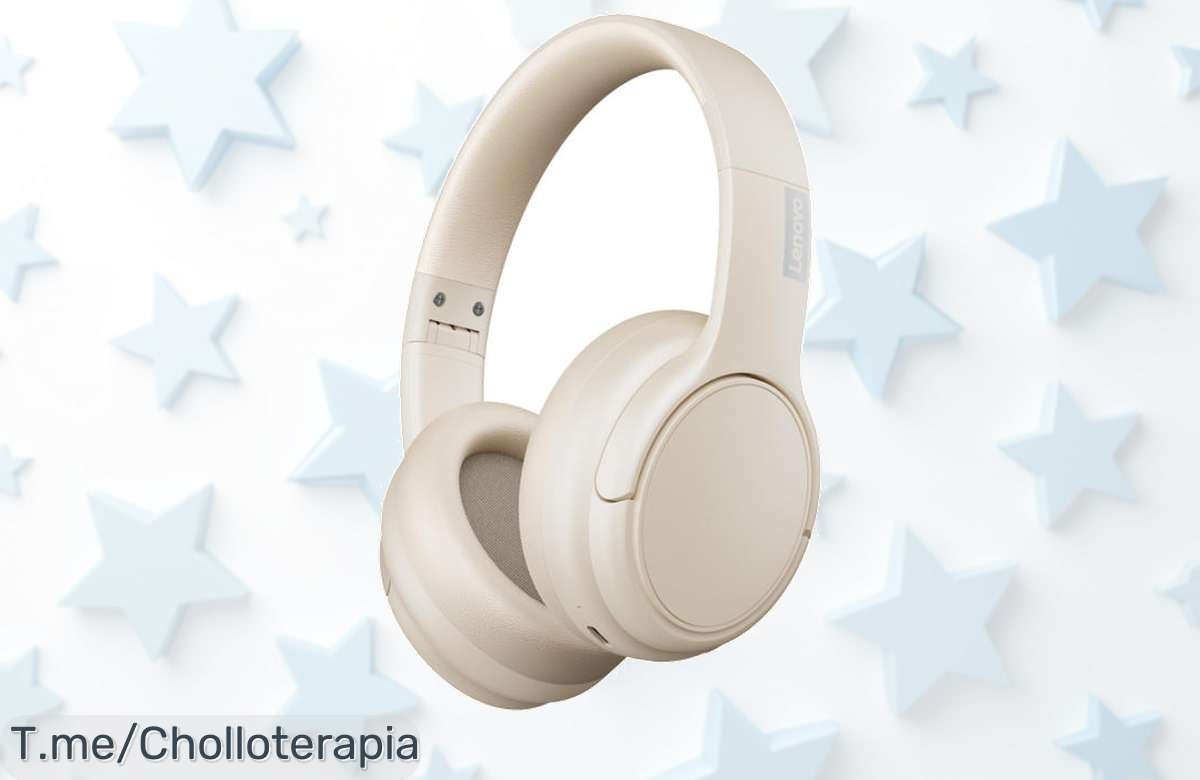 Auriculares Inalámbricos Lenovo TH20: Super Chollo Bluetooth 5.3, Plegables y Deportivos para Disfrutar Música y Videojuegos ¡Compra Ya Antes de que Se Agote!