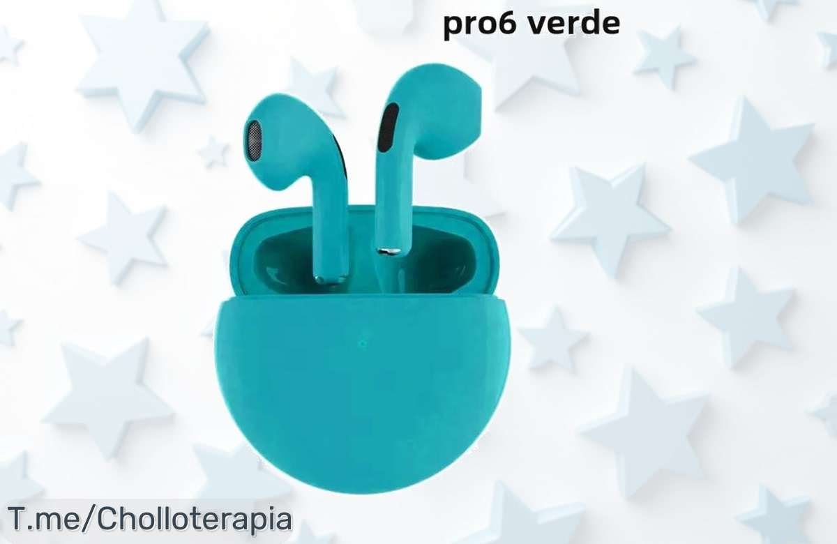 Auriculares Inalámbricos Pro 6 TWS: Super Chollo Impermeable con Micrófono, Perfectos para Entrenos. ¡No Dejes Pasar Esta Oferta Única y Compra Ahora Antes de Que Se Agoten!