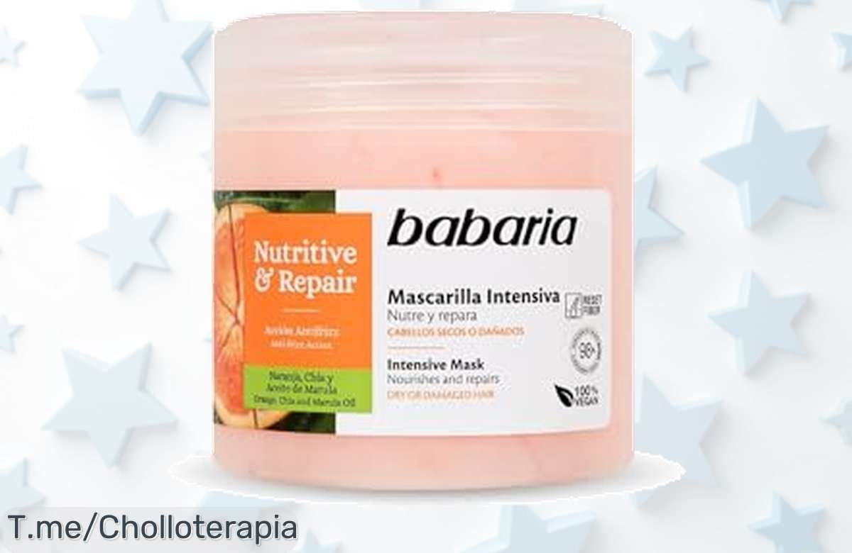 Babaria Mascarilla Intensiva: Ofertón único para un cabello fuerte y brillante, nutre y controla el frizz. ¡Consigue esta locura antes que se agote!