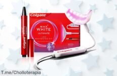 Brilla con el Colgate Max White Ultimate Kit LED a un precio loco, transforma tu sonrisa y deslumbra a todos ¡No te pierdas esta oferta limitada, compra ya!