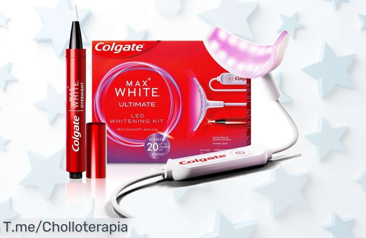 Brilla con el Colgate Max White Ultimate Kit LED a un precio loco, transforma tu sonrisa y deslumbra a todos. ¡No te pierdas esta oferta limitada, compra ya!