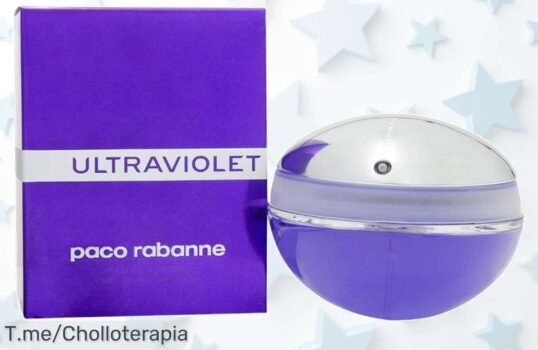 Brilla con el perfume Paco Rabanne Ultraviolet 80 ml, un super chollo que te hará irresistible ¡No pierdas esta oferta única y hazlo tuyo antes de que se agote!