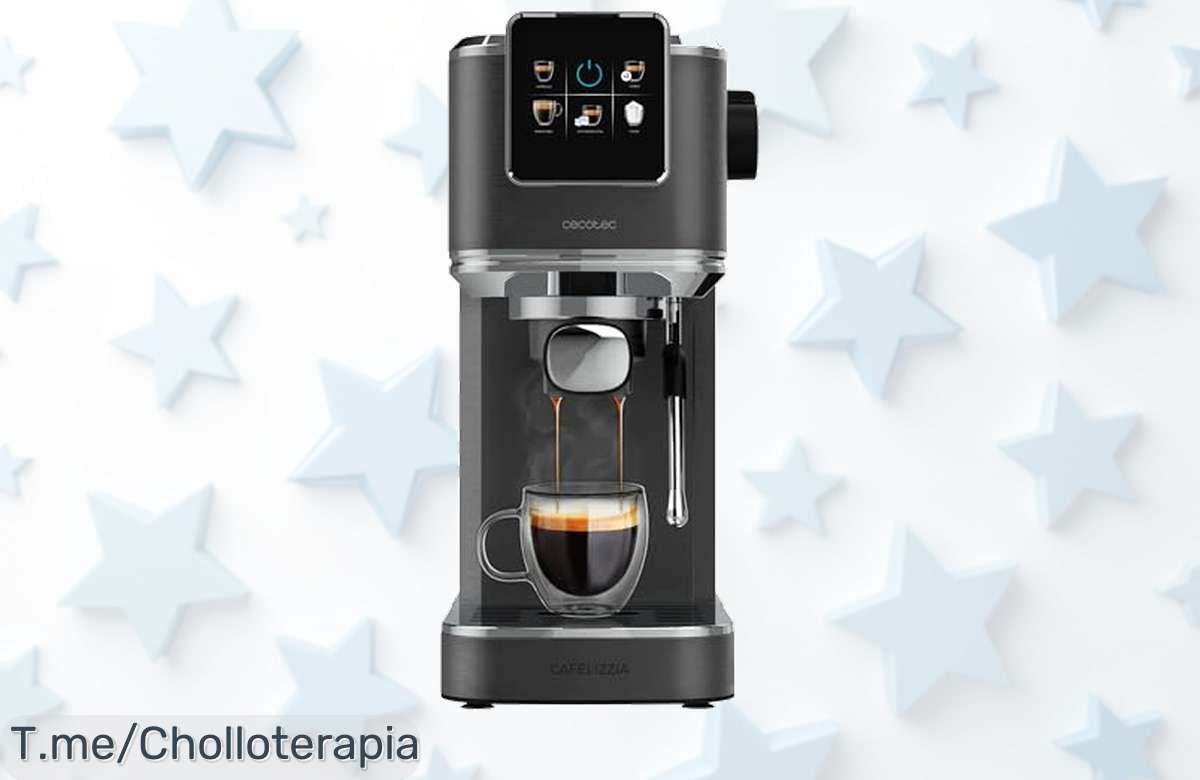 Cafetera Cecotec Cafelizzia ColdBrew: Chollazo de 20 bares para un café frío y cremoso, espuma perfecta que no puedes dejar escapar. ¡Compra ya esta oferta limitada!