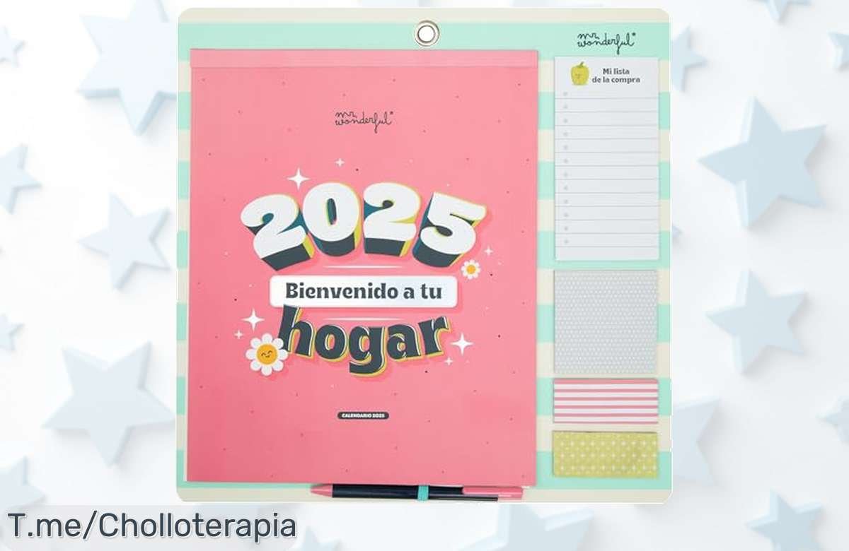 ¡Calendario Magnético Mr. Wonderful 20252026: Tu Compañero de Inspiración y Diversión! Incluye Pegatinas Para Organizarte a lo Grande. Aprovecha Este Ofertón Antes Que Se Agote ¡Actúa Ya!