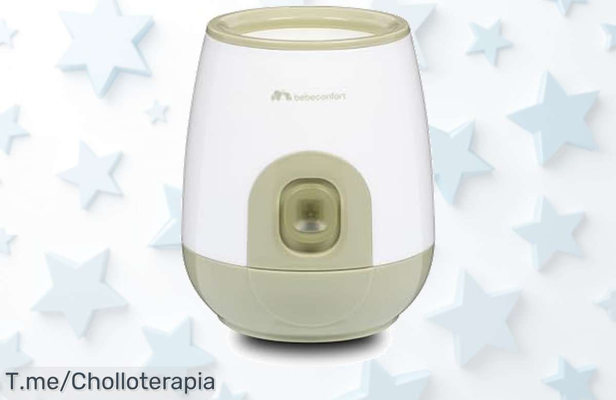 Cálido y listo en 2 minutos: ¡Descubre el Calientabiberones Eléctrico Express! Super chollo que se apaga a 37 °C, aprovecha este ofertón antes de que vuelen del stock limitado.