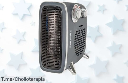 Calienta tu hogar con el calefactor Russell Hobbs, potencia de 1800W y protección anti sobrecalentamiento ¡Aprovecha este ofertón limitado antes que se agote!