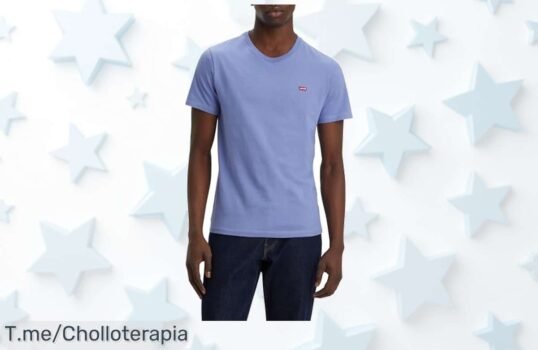 Camiseta Levi's Original Housemark a precio loco: elegante, perfecta para tus jeans y un super chollo que no querrás perder ¡Compra ahora antes de que se agote!