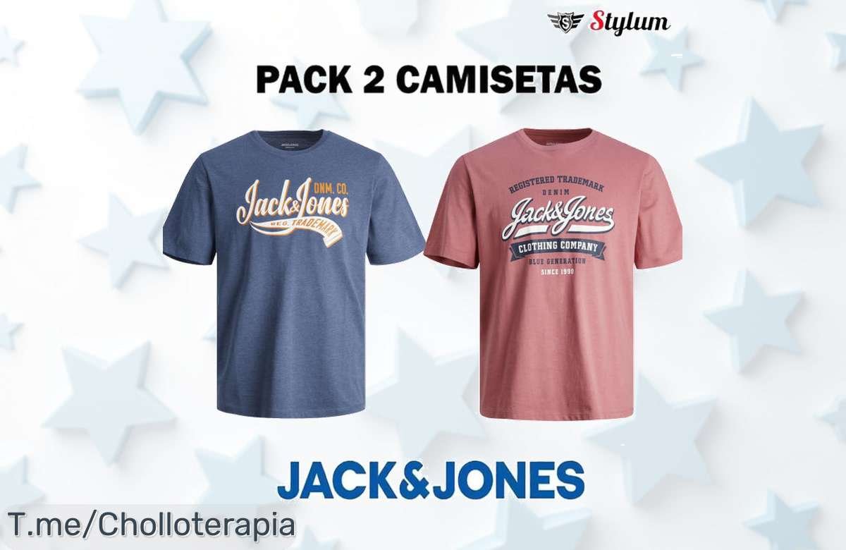 Camisetas Jack & Jones a precio loco: un super chollo que te hará lucir increíble este verano. ¡Aprovecha esta oferta limitada y compra ya antes de que se agoten!
