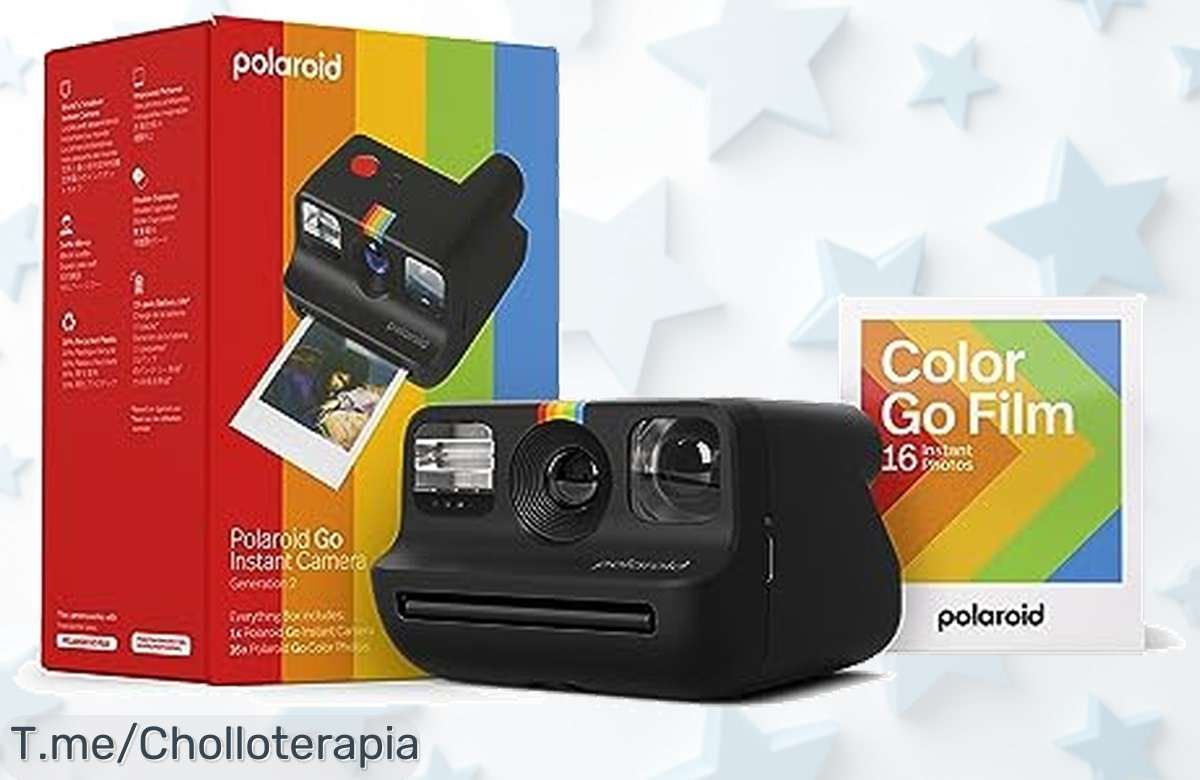 Captura momentos mágicos con Polaroid Go Generación 2: selfies perfectos y fotos únicas a un precio loco. ¡No dejes pasar este ofertón, actúa ya antes de que se agote!