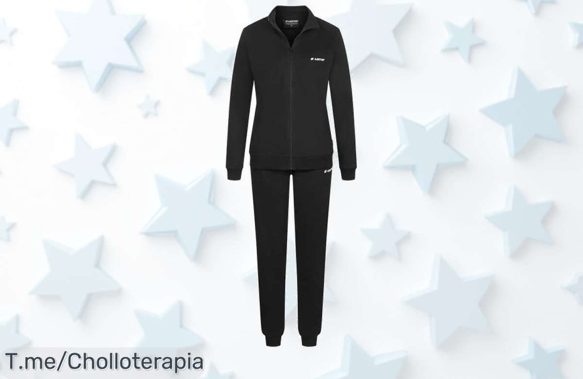 Chándal Lotto Classic Mujer: Atrapa la elegancia que mereces con un super chollo único. ¡No esperes más y hazte con el tuyo ya, las unidades vuelan!